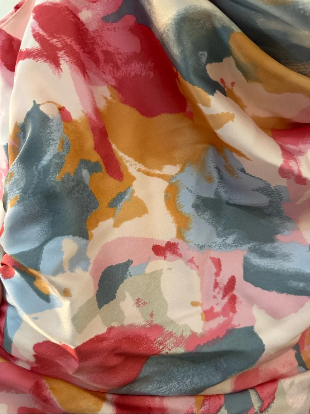 Cowl Neck Draped Maxi Dress